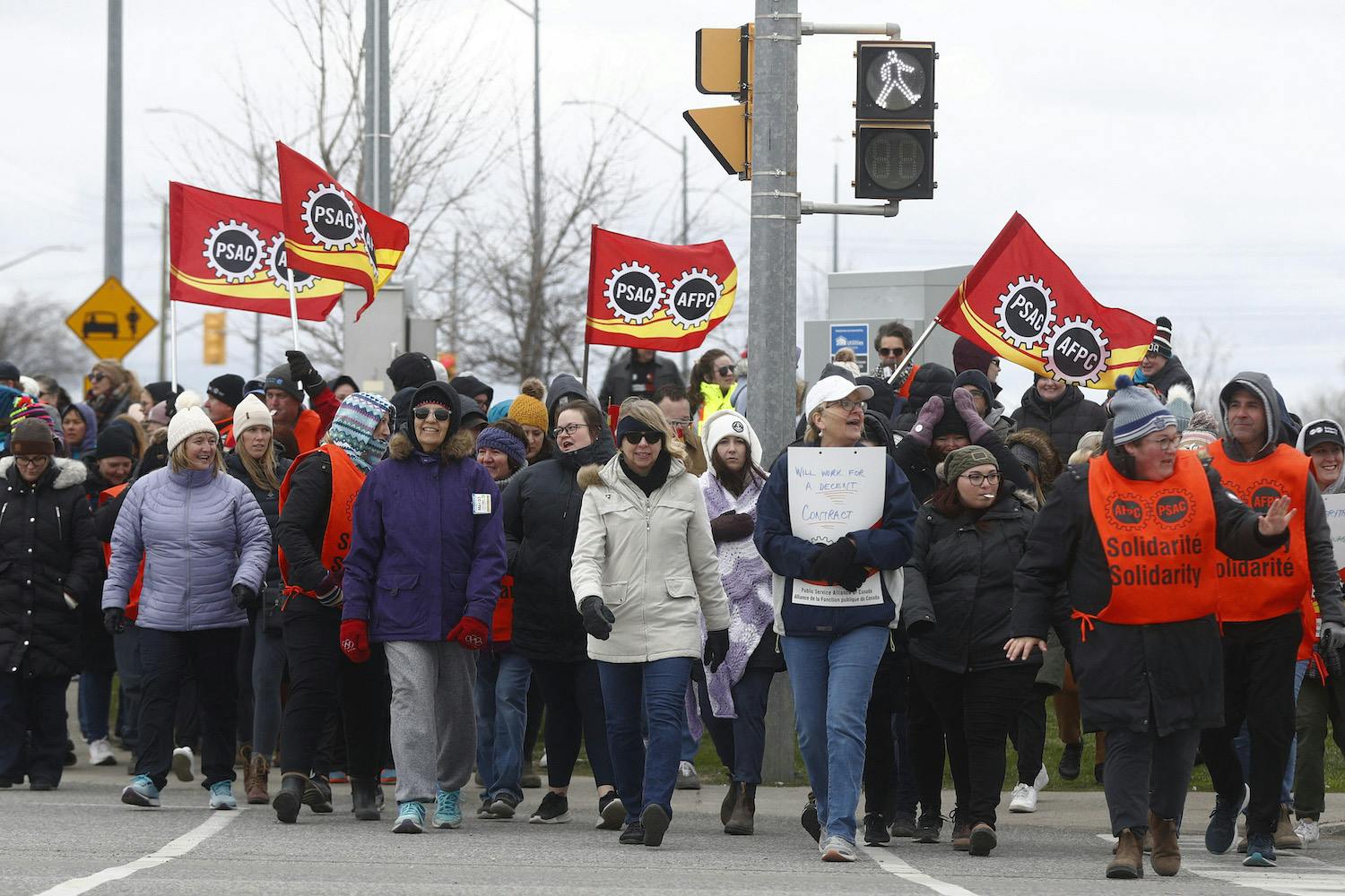 Strikers in Canada